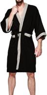 haseil waffle turkish cotton bathrobe logo