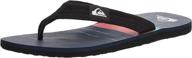 👣 quiksilver men's molokai layback flip flop athletic shoes: comfort and style combined logo