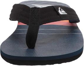 img 3 attached to 👣 Quiksilver Men's Molokai Layback Flip Flop Athletic Shoes: Comfort and Style Combined