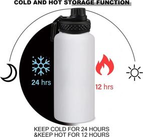 img 1 attached to XccMe Sublimation Stainless Thermos Insulated