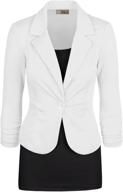 👚 fashionable women's casual office blazer jacket - trendy women's clothing logo