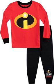 img 4 attached to Disney Boys Incredibles Pajamas Size