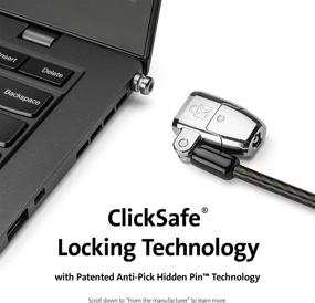 img 1 attached to 🔒 Enhanced Universal Keyed Laptop Lock - Kensington ClickSafe 2.0 (K68102WW)