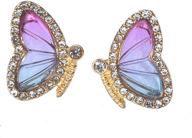 charming butterfly earrings: fashionable, sweet insect jewelry for girls and women - ideal charms gift logo