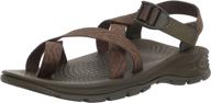 chaco zvolv sandal solid forest men's shoes in athletic logo