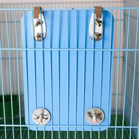 img 2 attached to 🐦 Enhance Bird Activities with LOPERDEVE 7" Brid Mirror and Rope Perch Swing - Ideal for Greys, Amazons, Parakeets, Cockatiels, Conures, Lovebirds, Finches, and Canaries