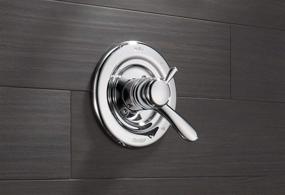 img 3 attached to 🚿 Delta Faucet Lahara 17 Series Chrome Shower Handle Trim Kit - Dual-Function, T17038 (Valve Not Included)