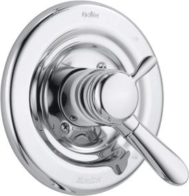 img 4 attached to 🚿 Delta Faucet Lahara 17 Series Chrome Shower Handle Trim Kit - Dual-Function, T17038 (Valve Not Included)