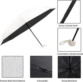 img 1 attached to Ultimate Protection: Windproof, Portable, and Lightweight Umbrella with Reinforced Design