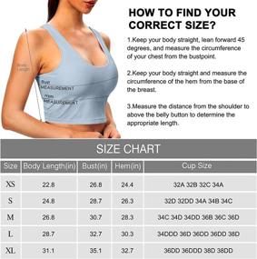 img 2 attached to 🏋️ Peliwan Sports Bra for Women: Padded Yoga Crop Tank Tops for Fitness, Workout, and Running