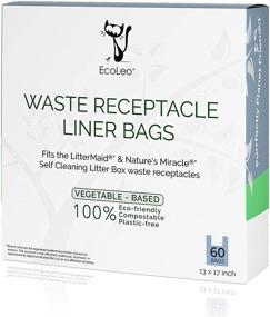 img 3 attached to 🌿 EcoLeo Liners: Plastic-Free, Compostable Refill Bags for LitterMaid/Nature's Miracle Waste Receptacles