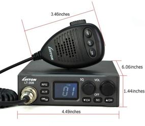 img 2 attached to 📻 LUITON CB Radio LT-308: Compact Design with External Speaker Jack & Easy-to-Read LCD Display - Black