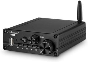 img 4 attached to 🔊 Nobsound NS-21G Mini 2.1 Channel Bluetooth 5.0 Power Amplifier Stereo Amp USB/AUX Music Player" - Optimized Product Name: "Nobsound NS-21G Mini Bluetooth 5.0 Power Amplifier Stereo Amp USB/AUX Music Player - 2.1 Channel".