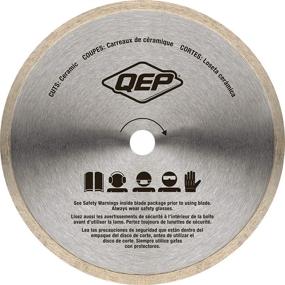 img 3 attached to 🔪 High-Performance Diamond Blade: QEP 6-7003Q, 7 Inch Rim Diameter, Ideal for Wet Cutting Porcelain & Ceramic Tile, 5/8 Inch Arbor, Max RPM 5500