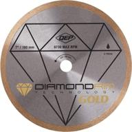 🔪 high-performance diamond blade: qep 6-7003q, 7 inch rim diameter, ideal for wet cutting porcelain & ceramic tile, 5/8 inch arbor, max rpm 5500 логотип