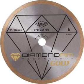 img 4 attached to 🔪 High-Performance Diamond Blade: QEP 6-7003Q, 7 Inch Rim Diameter, Ideal for Wet Cutting Porcelain & Ceramic Tile, 5/8 Inch Arbor, Max RPM 5500