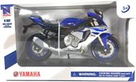 🏍️ новые игрушки new ray yamaha yzf r1 blue 2016 модель масштаба 1:12 57803a - совершенно новый логотип