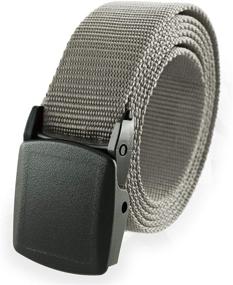 img 4 attached to 🌿 Metal-Free Men's Outdoor Belts with Breathable Design by Thomas Bates