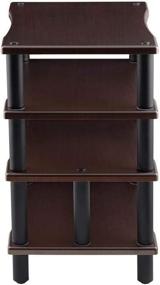 img 1 attached to XL Open Air Design Audio Stand - Monolith 4-Tier, Espresso Finish, Supports up to 75 Lbs per Shelf, Ideal Solution for AV Component Organization