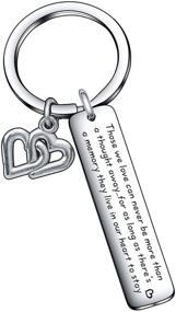 img 4 attached to 💔 Sentimental Remembrance: Bereavement Keychain, Sympathy Jewelry for Eternal Memory of a Loved One