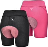 🚴 dealyork women's cycling bike underwear shorts with 3d padded | mtb mountain biking bicycle underwear | breathable ergonomic design логотип