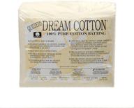 🧵 наполнитель quilter's dream natural cotton supreme, 96" x 93" двойной - идеальный материал для лоскутного шитья логотип
