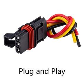 img 1 attached to 🔌 Lesiyou 3-Piece Pulse Power Plug: Compatible with 2018-2021 Polaris Ranger XP 1000 RZR RS1 Pro General, Bus Bar Power Harness Connector 14 Gauge