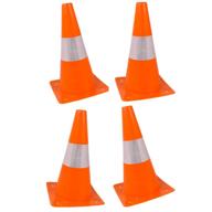 🚧 enhanced visibility: reflective orange safety cones for social distancing logo
