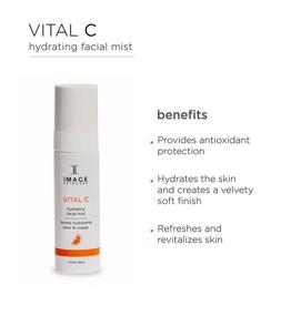 img 3 attached to 💦 Revitalize and Hydrate with Image Skincare VITAL C Hydrating Facial Mist, 2.3 fl. oz.