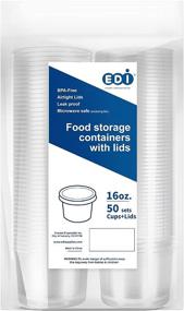 img 4 attached to EDI D16050 Plastic Storage Containers