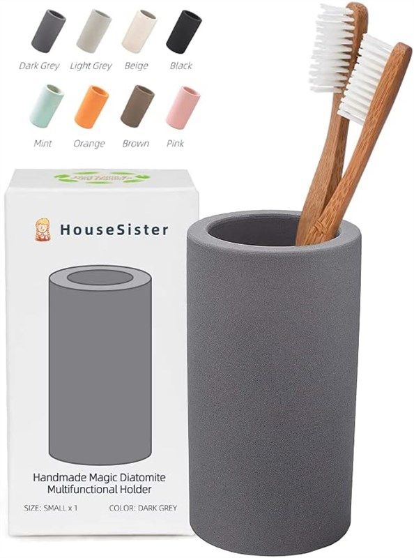 housesister diatomite toothbrush toothpaste countertop 标志