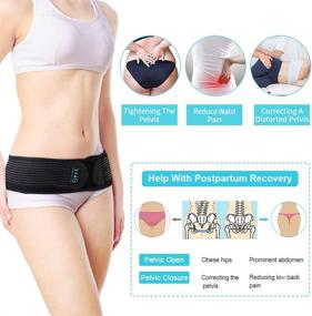 img 3 attached to 🔧 Sacroiliac Belt with Elastic Compression Band for SI Joint Stabilization, Sciatica Relief & Hip Support - Effective Waist Brace for Men and Women, Alleviating Pelvis, Lower Back & Hip Pain