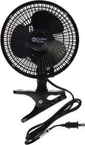 img 1 attached to 🌬️ CZ6C Clip-On Fan by Comfort Zone, 6 Inch, Black