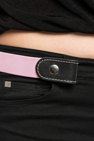 img 3 attached to 👗 Buckle Comfortable Adjustable Invisible Stretch Women's Accessories and Belts: Unbeatable Comfort and Style