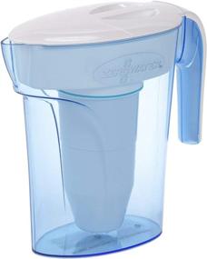 img 2 attached to 🚰 ZeroWater 7 Cup Water Filter Jug: Fridge Door Design, 5 Stage Filtration, Quality Meter, & Filter Cartridge Included