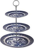 churchill china blue willow stand логотип