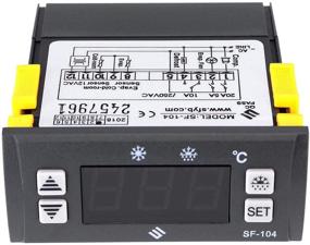 img 2 attached to 🌡️ SF-104 Thermostat Temperature Controller: Digital Display Regulator for 110V Evaporator Fan, Defrost Heating Wire & more