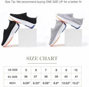 img 3 attached to Samilor Women's Breathable Mesh Platform Loafers - Slip On Walking Shoes, Fashion Sneakers