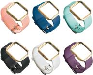 📿 ucai 6 pack wristbands for fitbit blaze smart watch (tracker and frame not included) logo