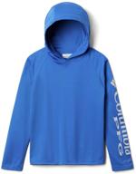 👕 columbia terminal tackle hoodie: стильная одежда xx s маленького размера для девочек для активного отдыха на открытом воздухе. логотип