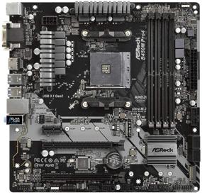 img 4 attached to ASRock B450M PRO4 AM4 AMD Promontory B450 Motherboard: Enhanced Performance with SATA 6Gb/s, USB 3.1, HDMI, Micro ATX
