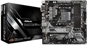 img 2 attached to ASRock B450M PRO4 AM4 AMD Promontory B450 Motherboard: Enhanced Performance with SATA 6Gb/s, USB 3.1, HDMI, Micro ATX
