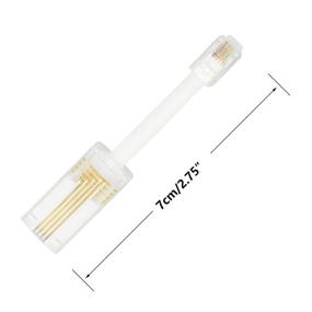 img 2 attached to Telephone Detangler Rotating Anti Tangle Cable （White