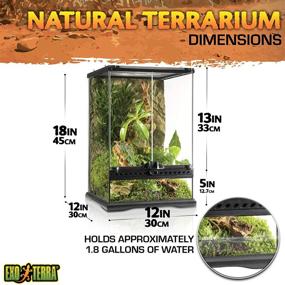 img 3 attached to 🐍 Exo Terra Glass Natural Terrarium: The Ultimate Habitat for Your Reptile Friends