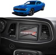 пленка для защиты экрана "screen protector foils" для навигационного дисплея uconnect 2015-2020 dodge challenger из закаленного стекла с твёрдостью 9h hd clear lcd gps touch screen. защитная пленка 7 дюймов (15-20). логотип