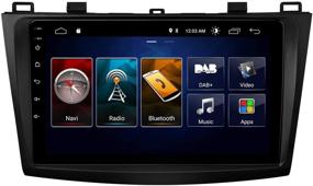 img 4 attached to 🚗 Premium Android 10 Car Stereo Double Din Car Radio with GPS Navigation | Eonon GA9463B for Mazda 3 (2010-2013) | Android Auto & Apple Carplay | Built-in DSP | 9-Inch Screen