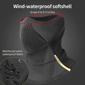 img 2 attached to 🧣 Wind-Waterproof Winter Neck Gaiter: Ski Mask & Motorcycle Face Mask