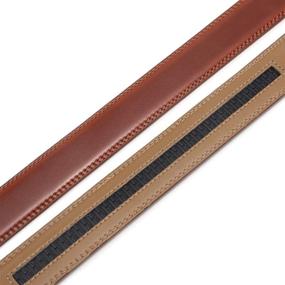 img 1 attached to Adjustable Men's Leather Ratchet Replacement: Optimal Accessory for Enhanced Comfort and Style