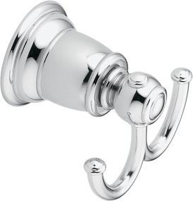 img 3 attached to Moen Kingsley Double Robe Hook YB5403CH in Chrome - Enhanced SEO