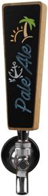 img 4 attached to Mini Oak Wood Kegerator Tap Handle - Small Chalkboard Beer Tap Handle, 6.5 Inches Tall